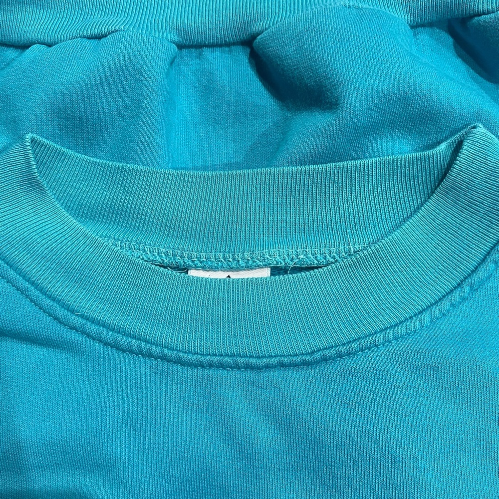 Vintage 80s/90s M.S. Dreamward Crewneck Sweatshirt Men’s Large Teal Nautical USA - Picture 6 of 9